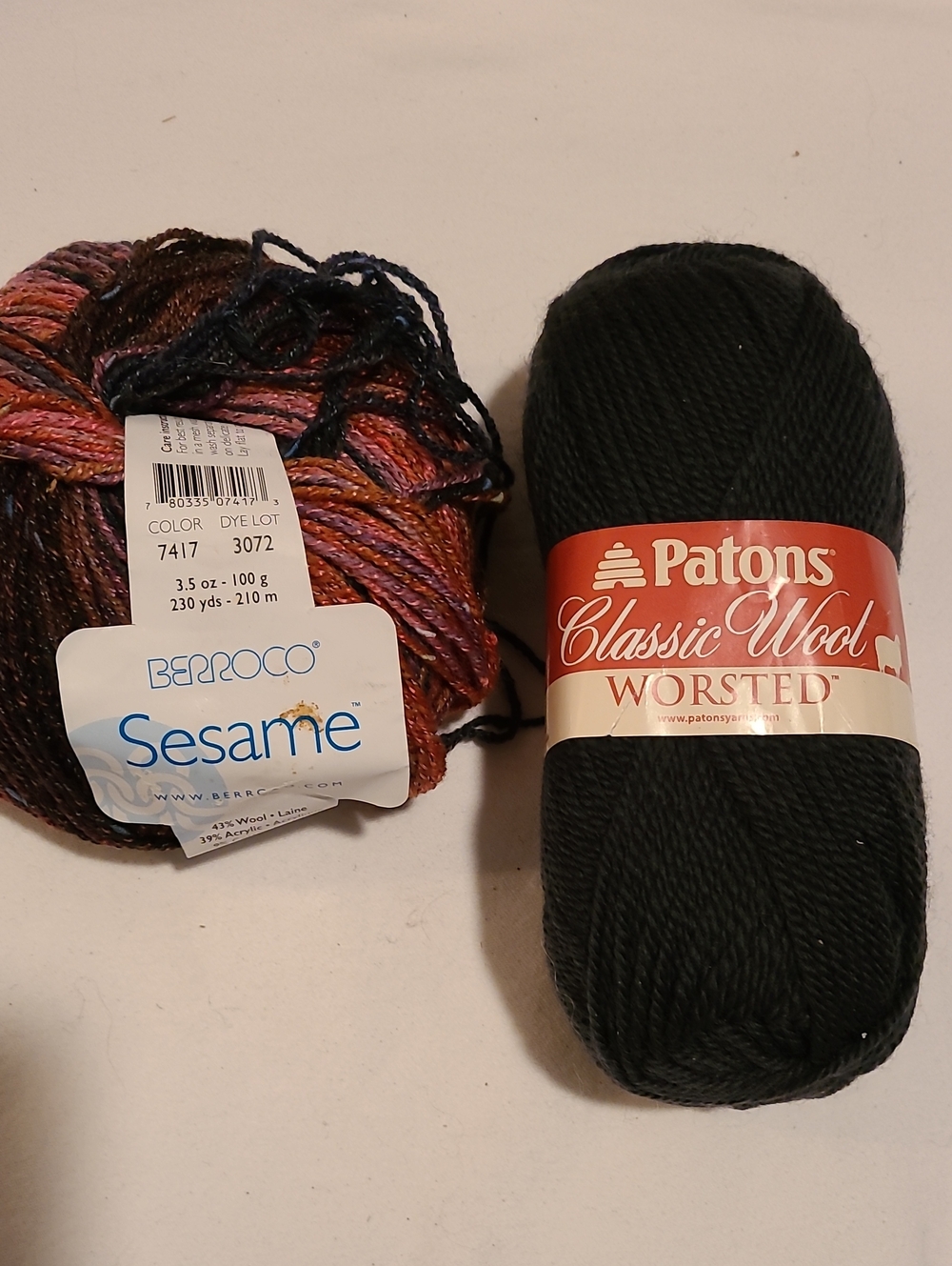 Yarn Payrons Wool And Wool Blend Knit Crochet Crafts Mercury Seasame